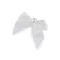 Szatén masni 30x35 mm gyöngy - 12 Off White (10 db-os csomagolás)