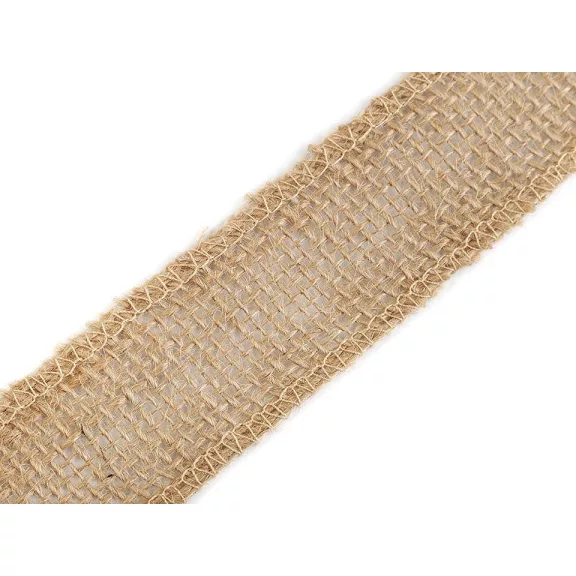 Juta szalag szélessége 35 mm - 1 természetes bézs (13,5 m-es csomagolás) Juta szalag szélessége 35 mm - 1 természetes bézs (13,5 m-es csomagolás)