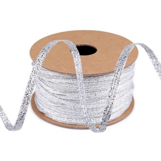   Lurex szalag / brokát szélessége 3 mm alkalmi / karácsonyi