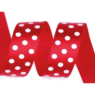 Pöttyös zatén szalag szélessége 25 mm