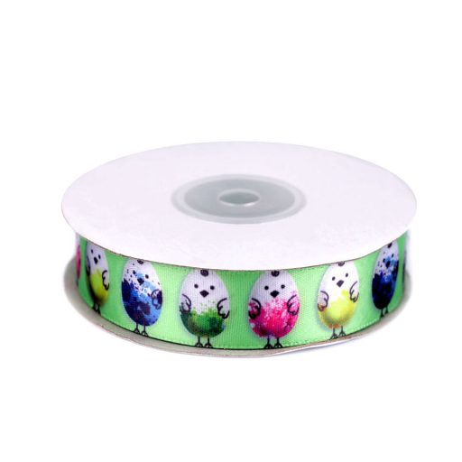 Szalag Húsvét szélessége 20 és 25 mm csirke, tojás, rét, nyúl