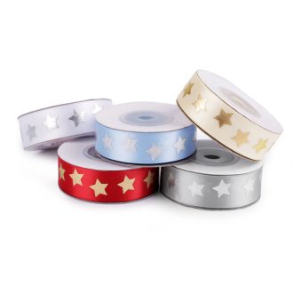 Szatén szalag csillag szélessége 20 mm