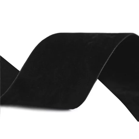 Szemis szalag velvet kétoldalas szélessége 40 mm velúr - 19 fekete Szemis szalag velvet kétoldalas szélessége 40 mm velúr - 19 fekete