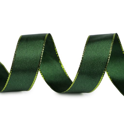 Atlasz szalag lurexdróttal szélessége 25 mm