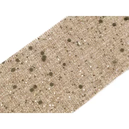Karácsonyi szalag juta másolat glitteres széles 60 mm