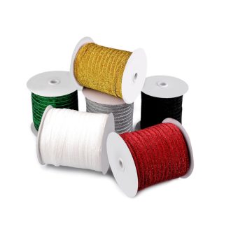 Lurex bársonyszalag széles 10 mm