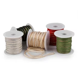 Szalag lurexel szélessége 6 mm