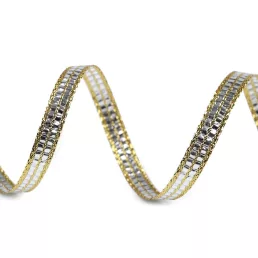 Szalag lurexel szélessége 9 mm