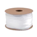 Organza szalag gyöngyházas fénnyel és lurexel szélessége 50 mm - 2 fehér arany (45 m-os csomagolás) Organza szalag gyöngyházas fénnyel és lurexel szélessége 50 mm - 2 fehér arany (45 m-os csomagolás)