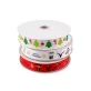Karácsonyi ripsszalag 25 mm grosgrain
