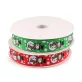 Karácsonyi ripsszalag hóember 25 mm grosgrain