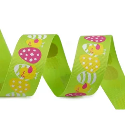 Húsvéti grosgrain szalag 25 mm