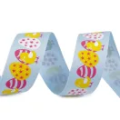 Húsvéti grosgrain szalag 25 mm ripsz - 1 világoskék Húsvéti grosgrain szalag 25 mm ripsz - 1 világoskék