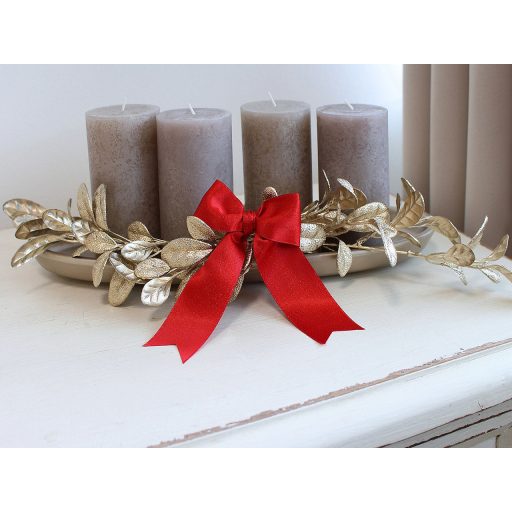 Szatén szalag kétoldalas lurexel fényes szélessége 40 mm