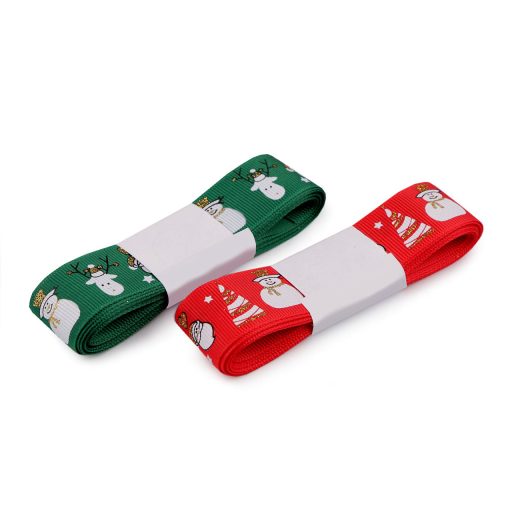 Karácsonyi ripsszalag glitteres 25 mm grosgrain