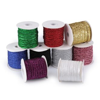 Lurexsz bársony szalag 6 mm