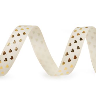 Ripsz szalag szív Grosgrain 15 mm
