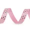 Ripsz szalag szív Grosgrain 15 mm - 3 rózsás világos arany (90 m-es csomagolás)