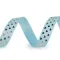 Ripsz szalag szív Grosgrain 15 mm - 4 világoskék arany (90 m-es csomagolás)