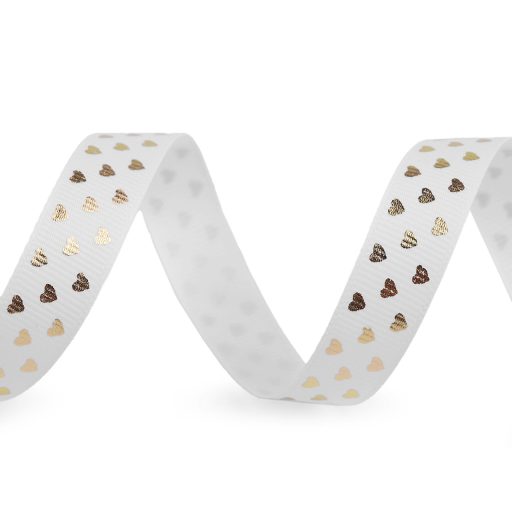 Ripsz szalag szív Grosgrain 15 mm