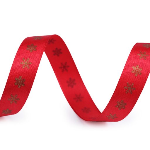 Karácsonyi szaténszalag pelyhek 15 mm