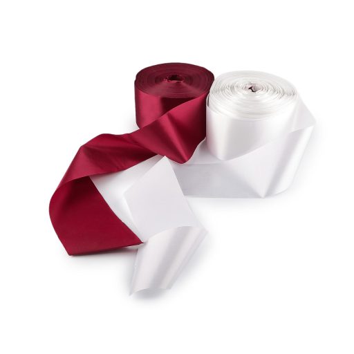 Szalag vállszalag készítéshez, masnik széles 12 cm alkalmas szöveg írá