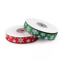 Karácsonyi grosgrain szalag glitteres széles 15 mm ripsz