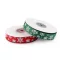 Karácsonyi grosgrain szalag glitteres széles 15 mm ripsz