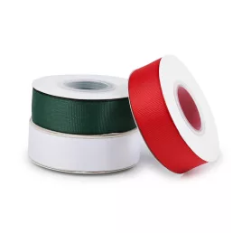 Grosgrain ripsz szalag karácsonyi színekben széles 25 mm