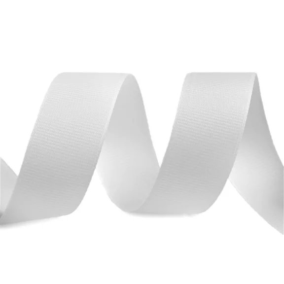 Grosgrain ripsz szalag karácsonyi színekben széles 25 mm - 1 fehér (22,5 m-es csomagolás) Grosgrain ripsz szalag karácsonyi színekben széles 25 mm - 1 fehér (22,5 m-es csomagolás)