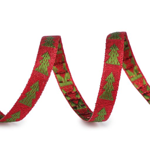 Karácsonyi szalag metál hatású széles 10 mm