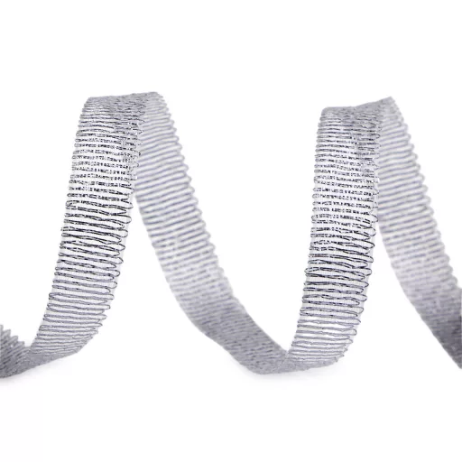 Brokát szalag lurexszel széles 10 mm