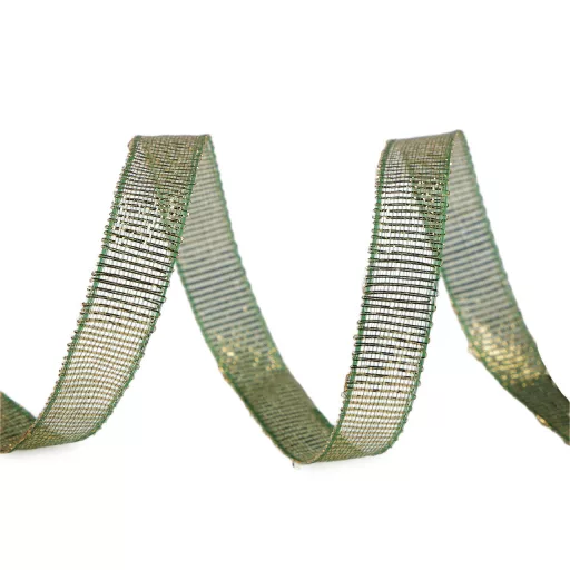 Brokát szalag lurexszel széles 10 mm