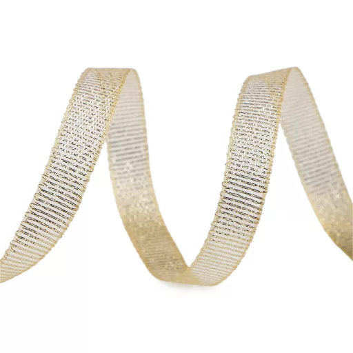 Brokát szalag lurexszel széles 10 mm