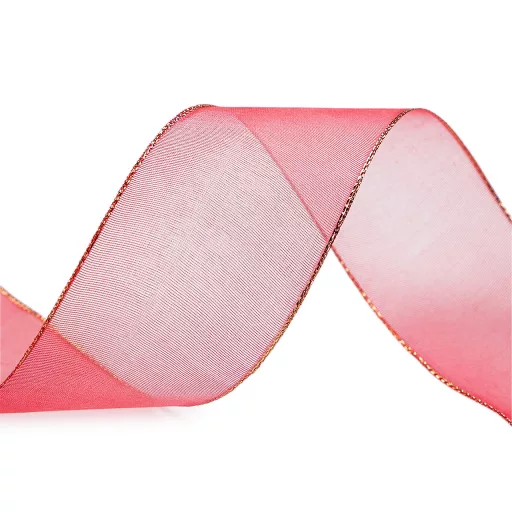 Monofil szalag lurexszel széles 40 mm