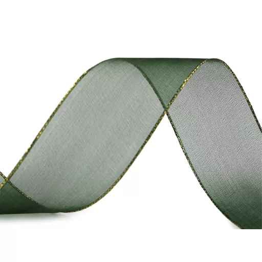 Monofil szalag lurexszel széles 40 mm