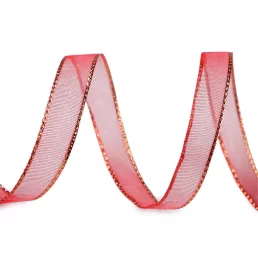 Monofil szalag lurexszel széles 10 mm