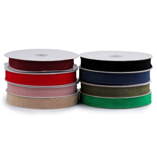 Bársony szalag kétoldalas 25 mm