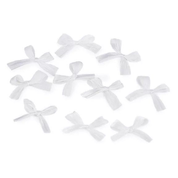 Masni 6x4,5 cm - 1 fehér (50 db-os csomagolás) Masni 6x4,5 cm - 1 fehér (50 db-os csomagolás)