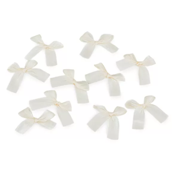 Masni 6x4,5 cm - 2 krém világos (50 db-os csomagolás) Masni 6x4,5 cm - 2 krém világos (50 db-os csomagolás)