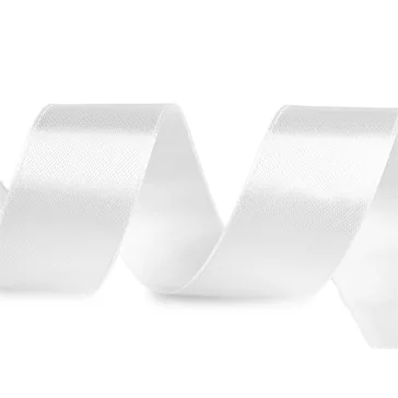   Szatén szalag széles 30 mm - 01 fehér (22,5 m-os csomagolás)