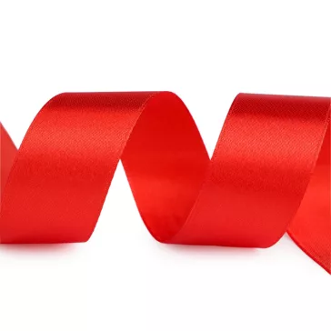   Szatén szalag széles 30 mm - 26 piros (22,5 m-os csomagolás)
