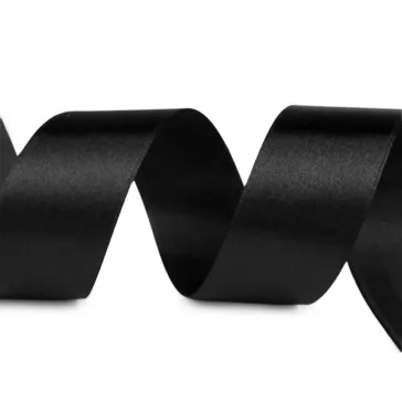   Szatén szalag széles 30 mm - 39 fekete (22,5 m-os csomagolás)