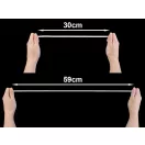 Gumipertli / fehérnemű gumi szélessége  7 mm - fehér (600 m-os csomagolás)