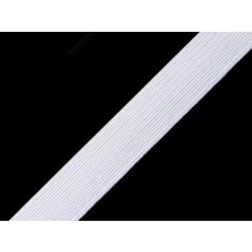   Fehérneműgumi szélessége 14 mm - fehér (400 m-os csomagolás)