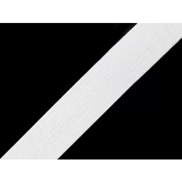   Fehétnemű gumi szélessége 18 mm - fehér (200 m-os csomagolás)