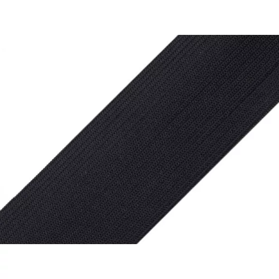 Sima gumi szalag szélesség 50 mm szövött fekete - 2 fekete (50 m-os csomagolás) Sima gumi szalag szélesség 50 mm szövött fekete - 2 fekete (50 m-os csomagolás)