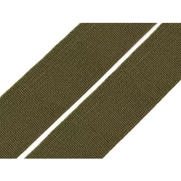   Lapos gumiszalag 20 mm-es szövött szines CSEH TERMÉK - 7803 erdőzöld (25 m-es csomagolás)