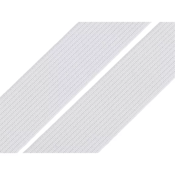 Lapos gumiszalag 20 mm-es szövött szines CSEH TERMÉK - REZ00 Off White (25 m-es csomagolás) Lapos gumiszalag 20 mm-es szövött szines CSEH TERMÉK - REZ00 Off White (25 m-es csomagolás)