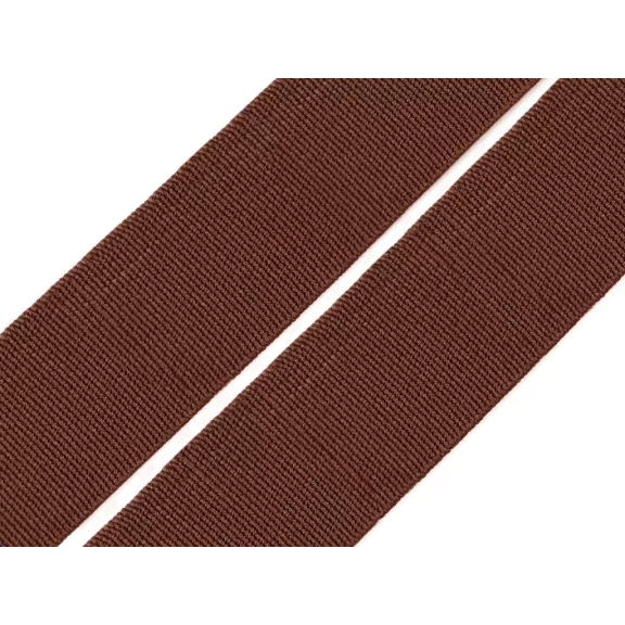 Lapos gumiszalag 20 mm-es szövött szines CSEH TERMÉK - 7904 sötétbarna (25 m-es csomagolás) Lapos gumiszalag 20 mm-es szövött szines CSEH TERMÉK - 7904 sötétbarna (25 m-es csomagolás)